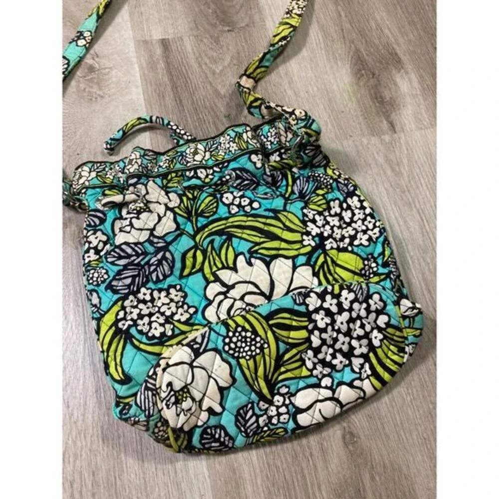 Vera Bradley Island Blooms Cinch-Top Backpack Multicolored Women's